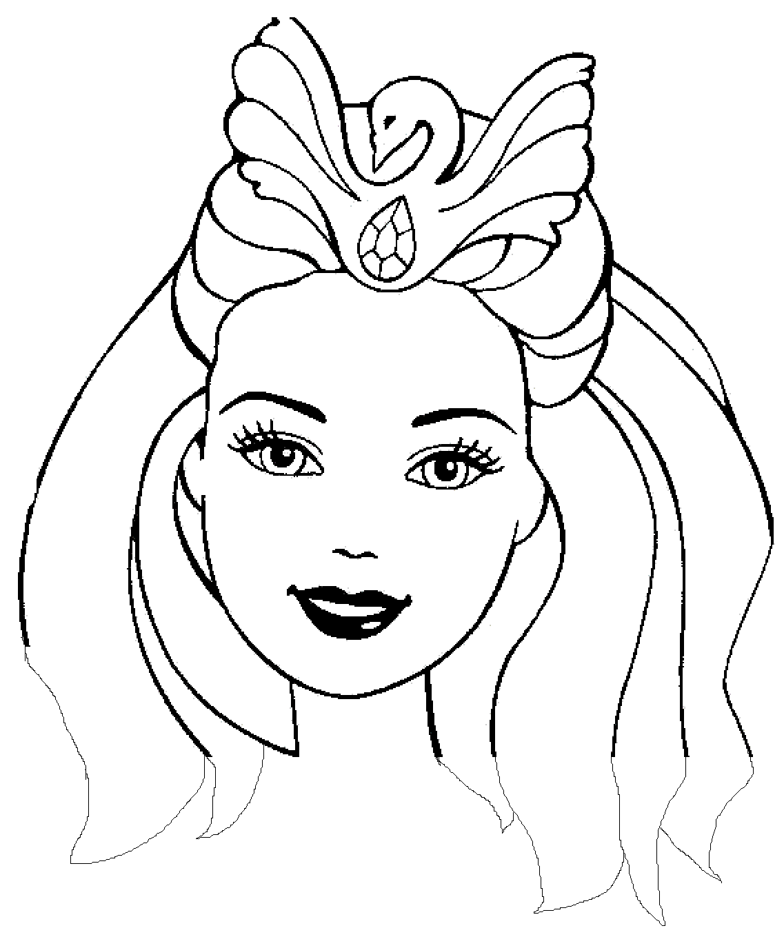 masque  barbie princesse